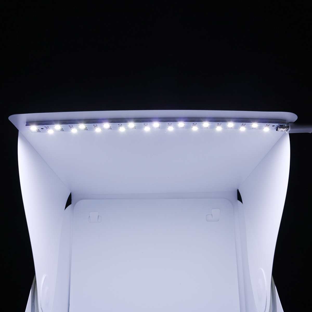 Sammenfoldelig bærbar led lysboks studio diffus so... Grandado