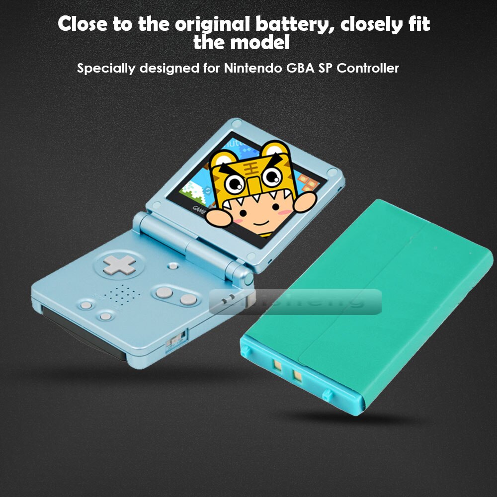 1PCS 3.7V 850mAh For Nintendo GBA SP Rechargeable Lithium Li ion Battery Pack + Tool knife Screwdriver Replacement battery