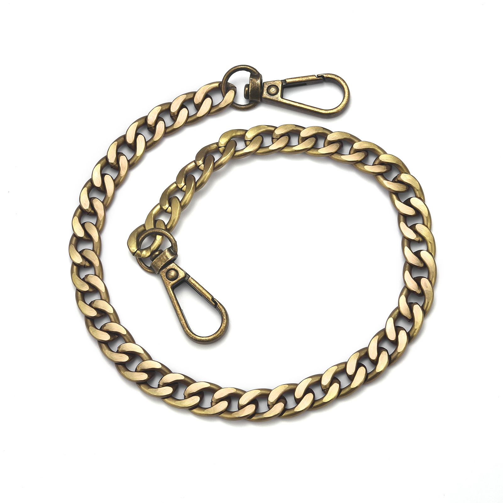 40/120 cm Metallkette Goldene Silbrig Schwarz Aluminiumkette Für Schmuckherstellung Erkenntnisse Tasche Kette Riemen Griff Ersatzketten: Gelb