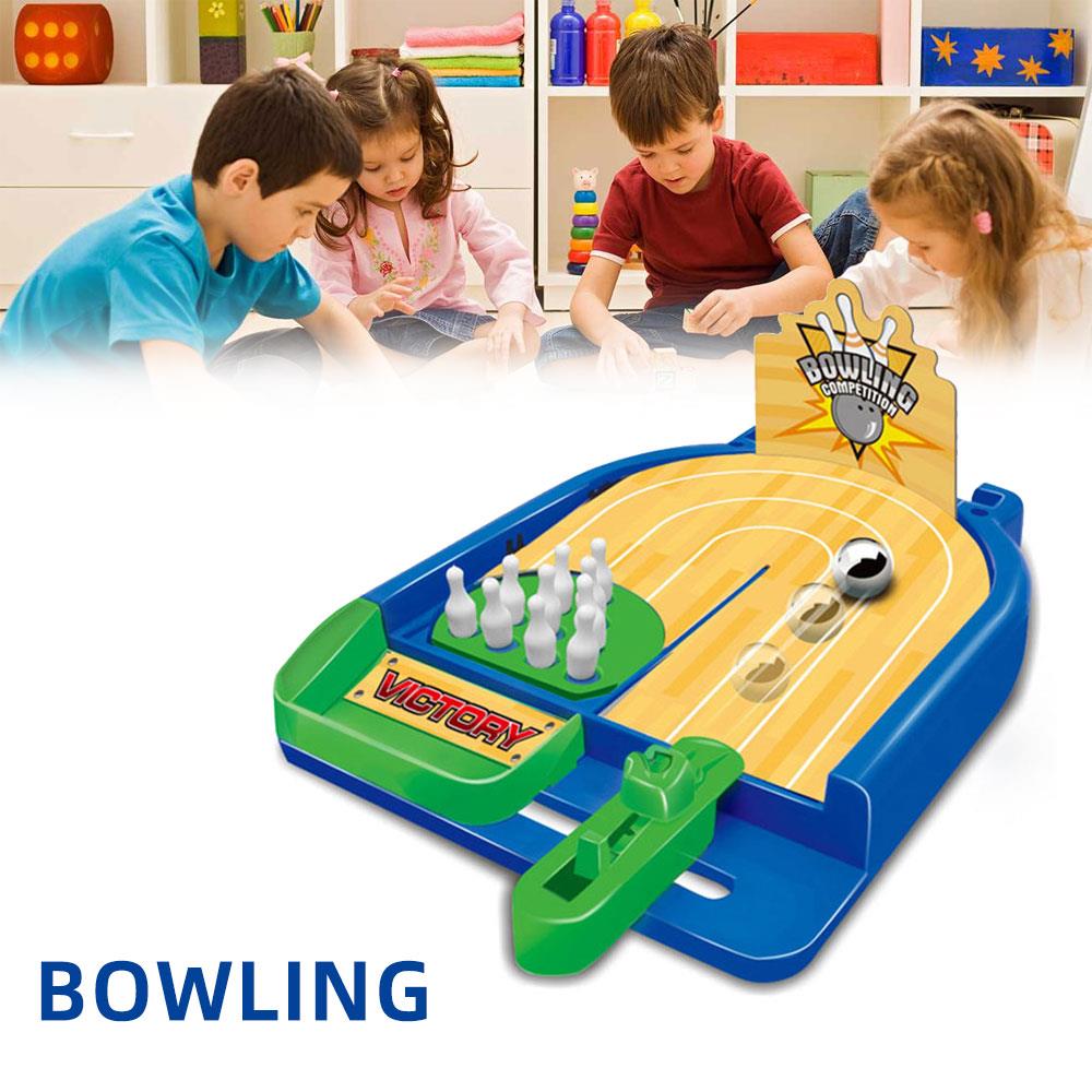 Práctica de madera Dedo de juguete mesa de fútbol baloncesto bolos etapa de juguete divertido rendimiento magia en casa entretenimiento familiar
