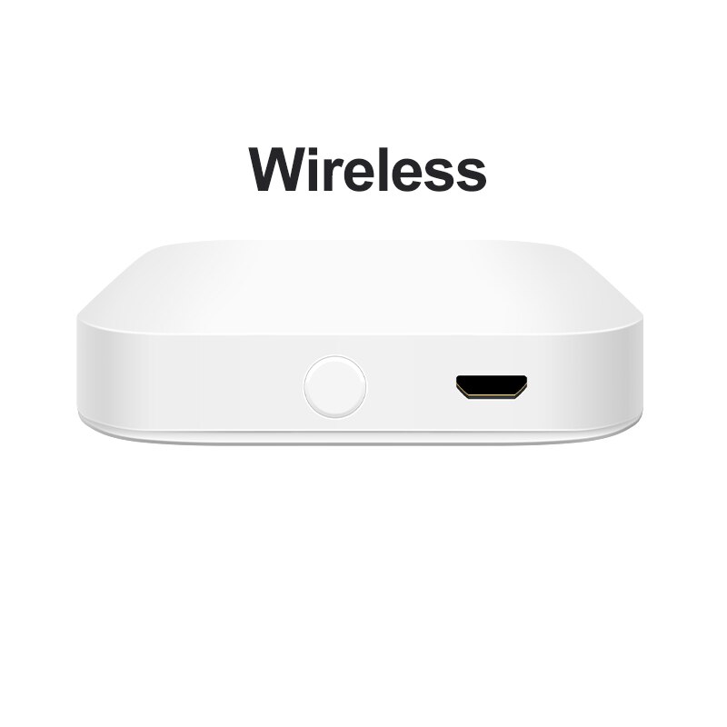 Hapythda Wired/Wireless Gateway Tuya ZigBee 3.0 Smart Hub Gateway Smart Home Bridge App Voice Remote Control Alexa Google Home: 1PC One Mode Gateway