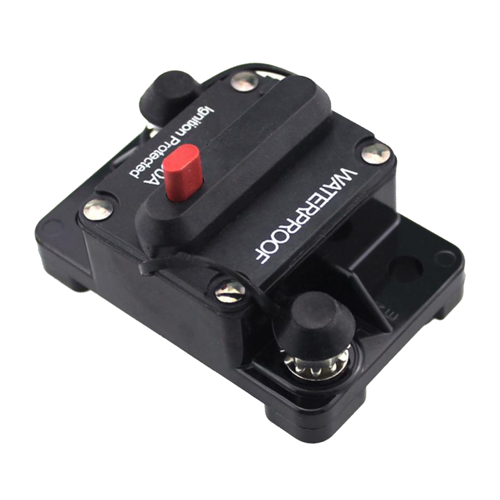 140 Amp Circuit Breaker with Manual Reset, for Marine Boat Trolling,12V-24V DC, Waterproof