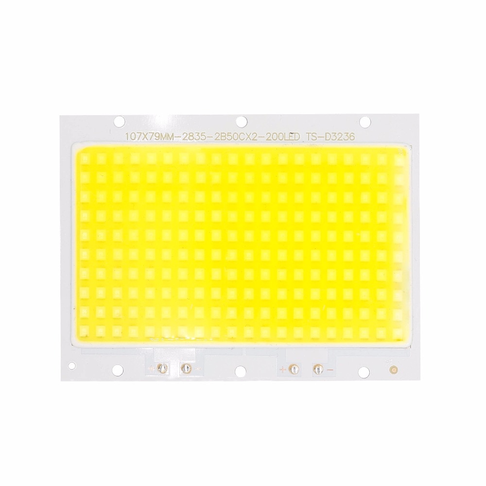 Diodes lumineuses haute puissance avec pilote 50W puce LED W 100W 150W, lumière à large faisceau, SMD2835, lumière d'extérieur, blanc froid, 90-200 V, 260