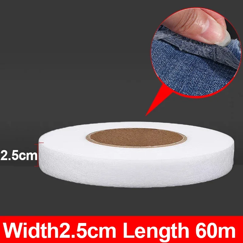 Dubbelzijdig Niet-geweven Broek Zoom Tape Zelfklevende Rand Verkort Plakken Tapes Diy Kleding Gordijnen Repareren Naaien accessoires: L / Rose Rood