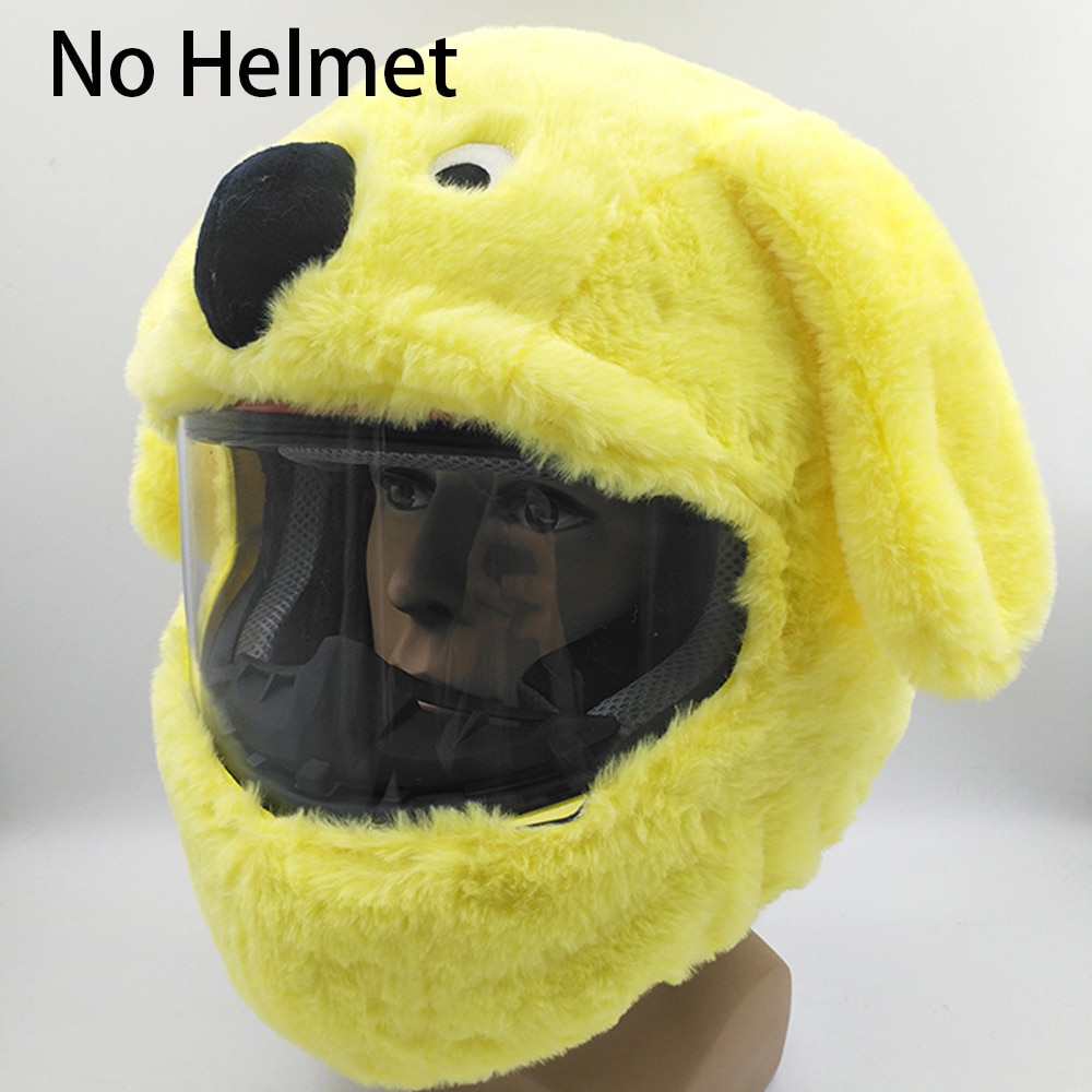 Juleplysjdeksel motorsykkelhjelm tilbehør casco moto cascos para moto capacete de motocicleta kask ror: Hund