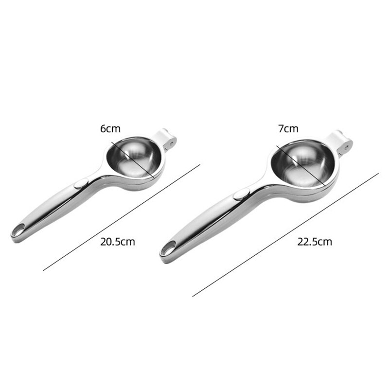 Pinza de limón Manual de acero inoxidable, exprimidor de zumo de fruta y naranja, dispositivo de cocina, exprimidor de frutas, accesorios de cocina,