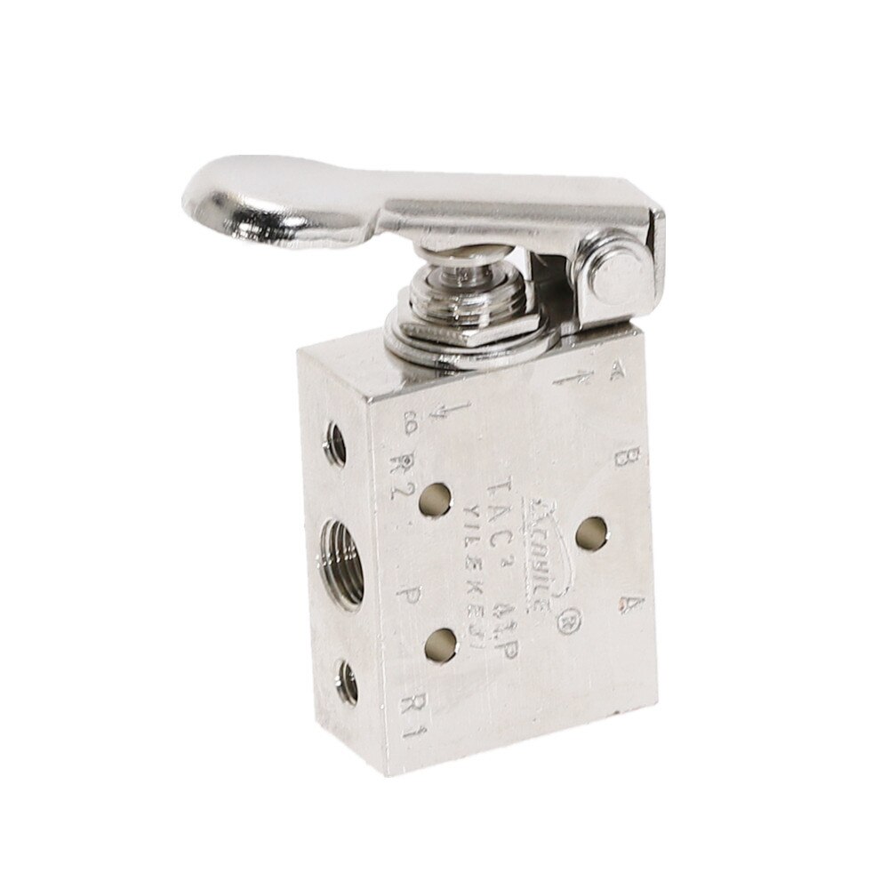 Zawór mechaniczny TAC2-41P zawór wydechowy 2 pozycja 5 sposób 1/8 "powrót sprężynowy dźwignia zawór pneumatyczny przełącznik w złączki: nie Fittings
