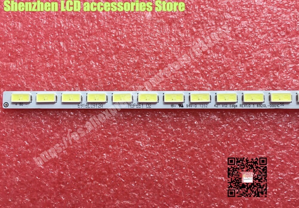 100% 42 pouces pour Konka LED42X8000PD LC420EUN TV rétro-éclairage barre de lampe 6922L-0016A 6916L0912A 1 pièces = 60LED 531MM