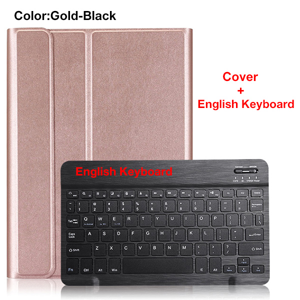 Keyboard Case for Lenovo Tab M10 TB-X605F TB-X605L Removable Detachable PU Leather Bluetooth Keyboard Cover