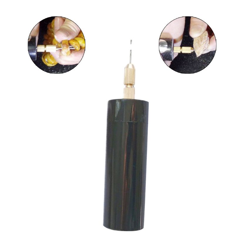 Portable Mini Electric Hand Drill Micro USB Small Drill Chuck Tools with 3pc Bits