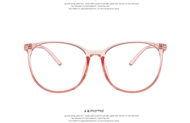 Blue Light Blocking Glasses Women Oversized Eyeglasses Anti Blue Light Computer Glasses Men Safety Eyewear Spectacle: clear pink