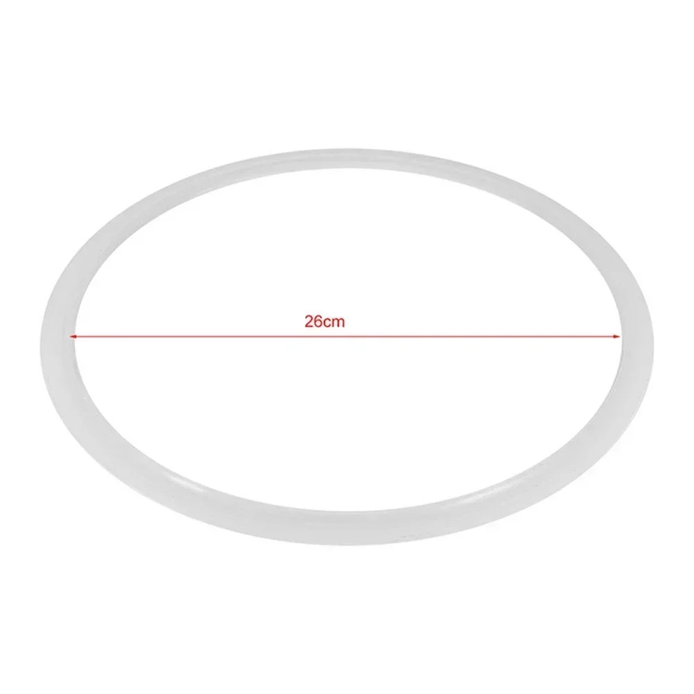 Anneau de cuisson en silicone transparent pour autocuiseur domestique, anneau de remplacement, joint en caoutchouc, accessoires de cuisine, outil de banc, 18 cm-32cm joint cocotte minute