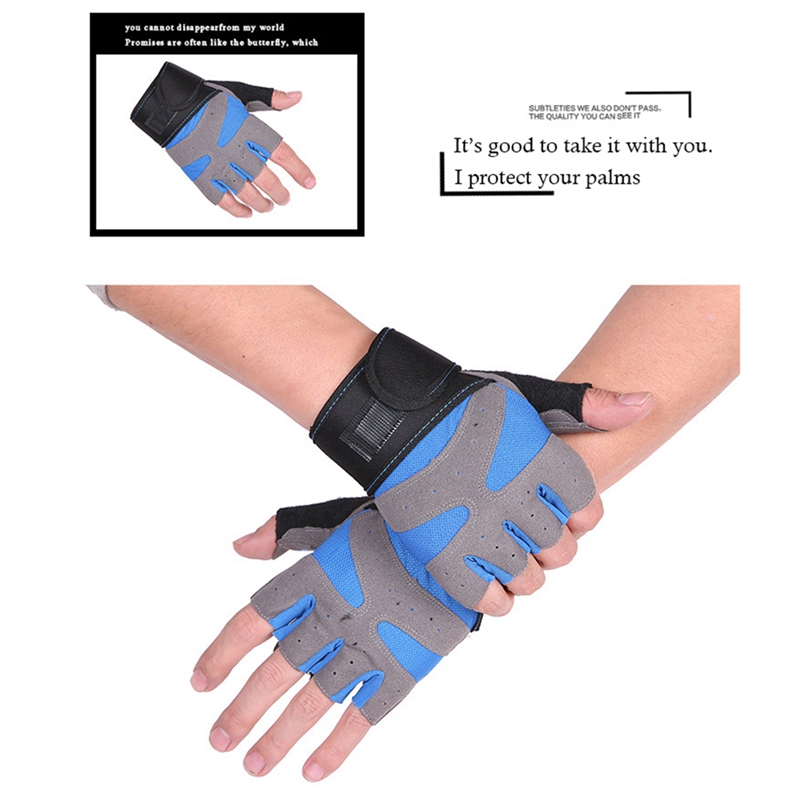 Gym Handschoenen Fitness Gewichtheffen Handschoenen Body Building Training Sport Oefening Sport Workout Handschoen voor Mannen Vrouwen