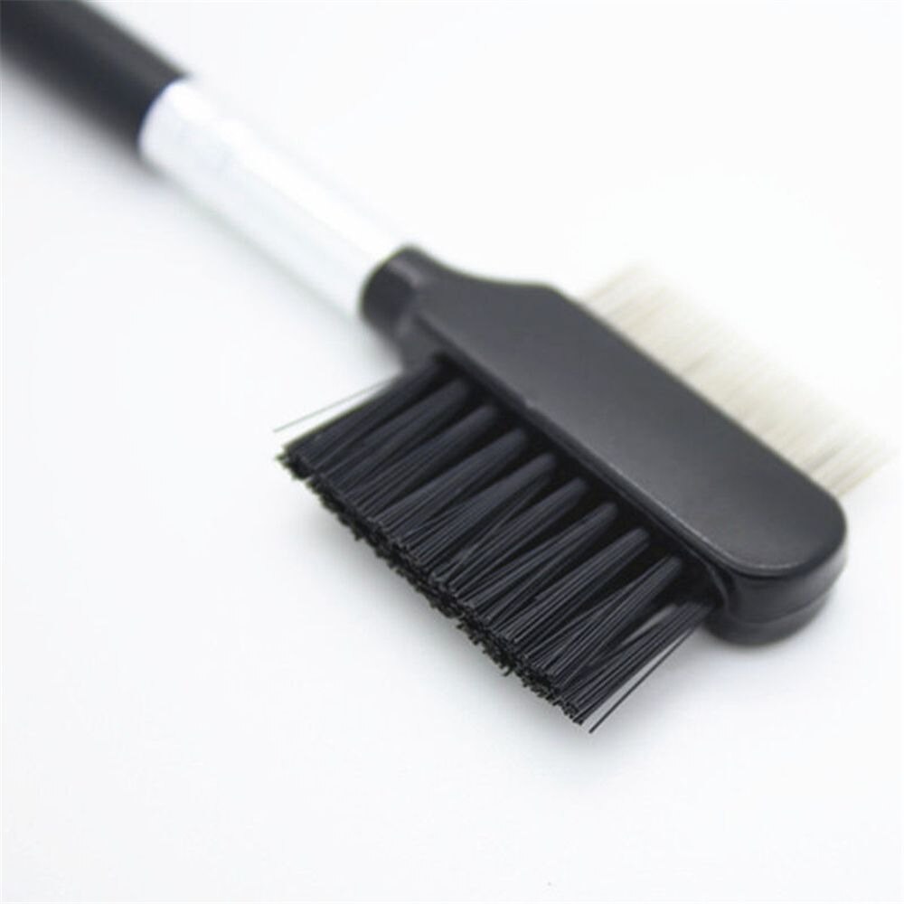 1Pcs Wenkbrauw Wimper Dual-Kam Extension Borstel Kam Populaire Beauty Cosmetische Make-Up Tool