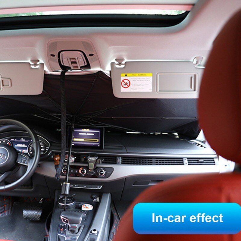 Auto Voorruit Paraplu Zonnescherm Ultraviolet En Hoge Temperatuur Zonnescherm Protector Opvouwbare Reflecterende Paraplu
