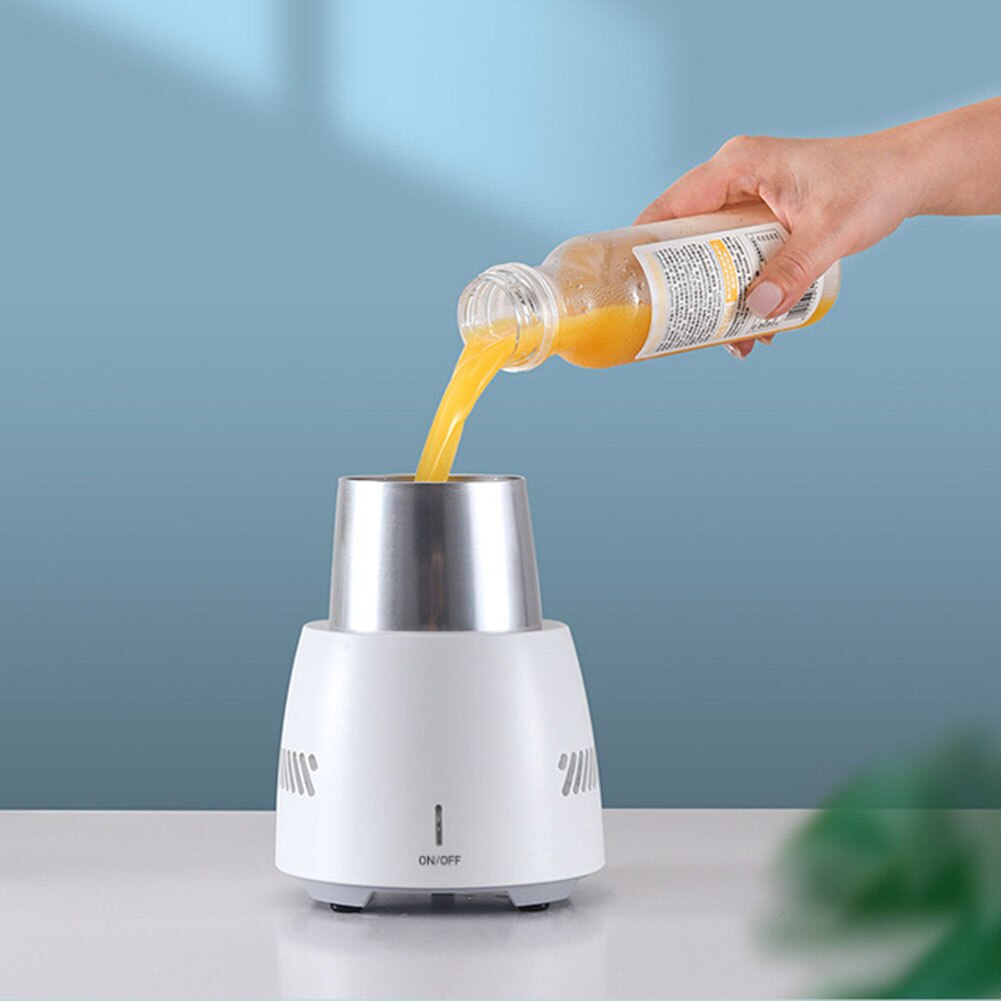 350ml omedelbar kylkopp bärbar kylkopp mini elektrisk dryck kylare kopp bil hem sommar omedelbar kylning frys us plug