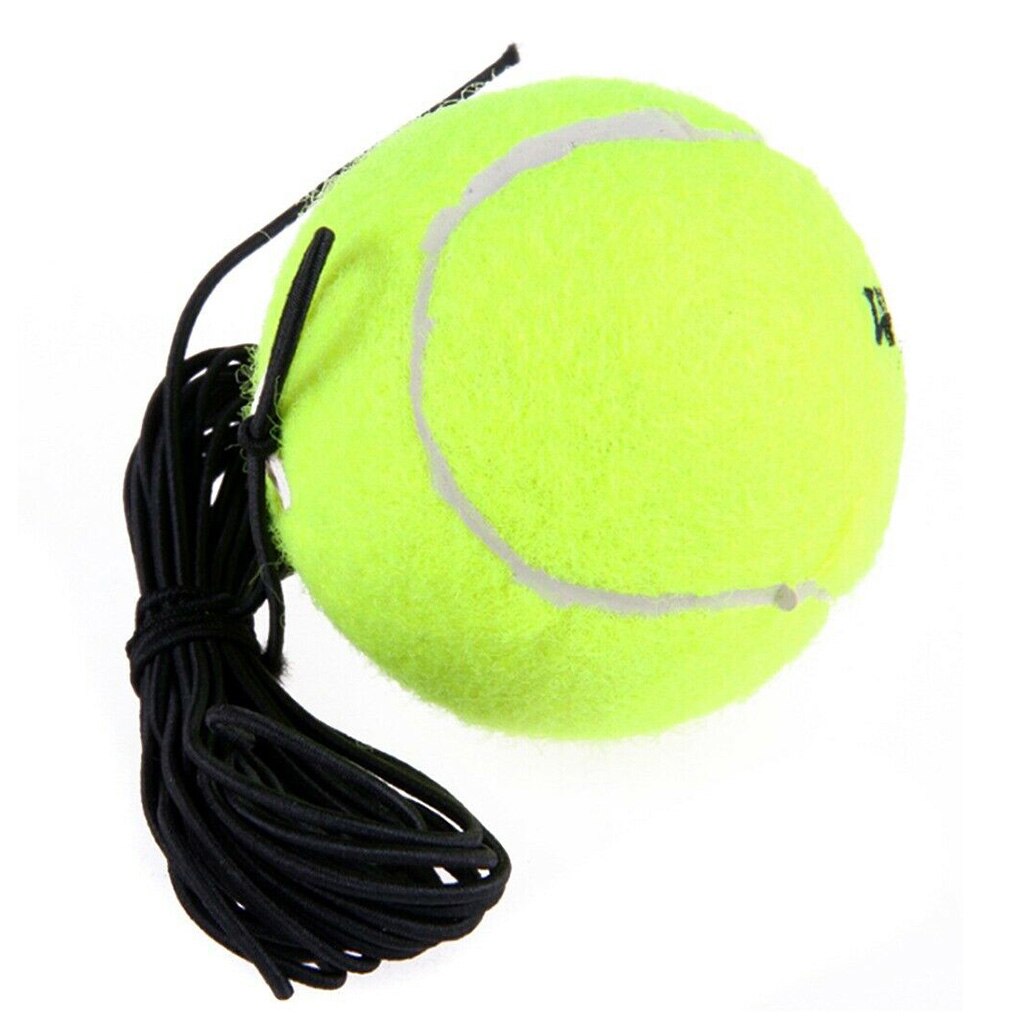 Indoor Enkele Persoon Tennis Training Elastische Touw Bal Rebound Tennis Trainer Draagbare Bal Rubber Tennis Plus Touw Accessoires: Default Title