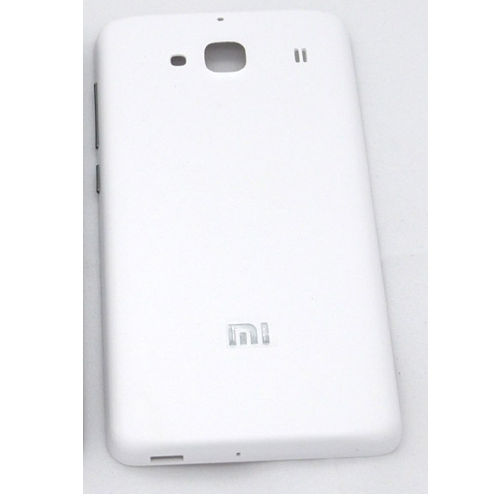 Voor Redmi 2 Matte Frosted Battery Back Cover Deur voor Xiaomi Redmi 2 batterij cover voor Xiaomi Redmi2 hongmi 2 Vervanging: WHITE