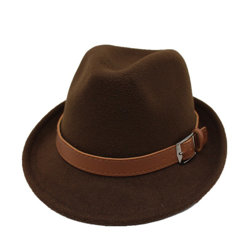 Ozyc bred skygge mænd fedora hatte jazz kasketter flad top hat gorras casquette uld kort stil hat chapeu