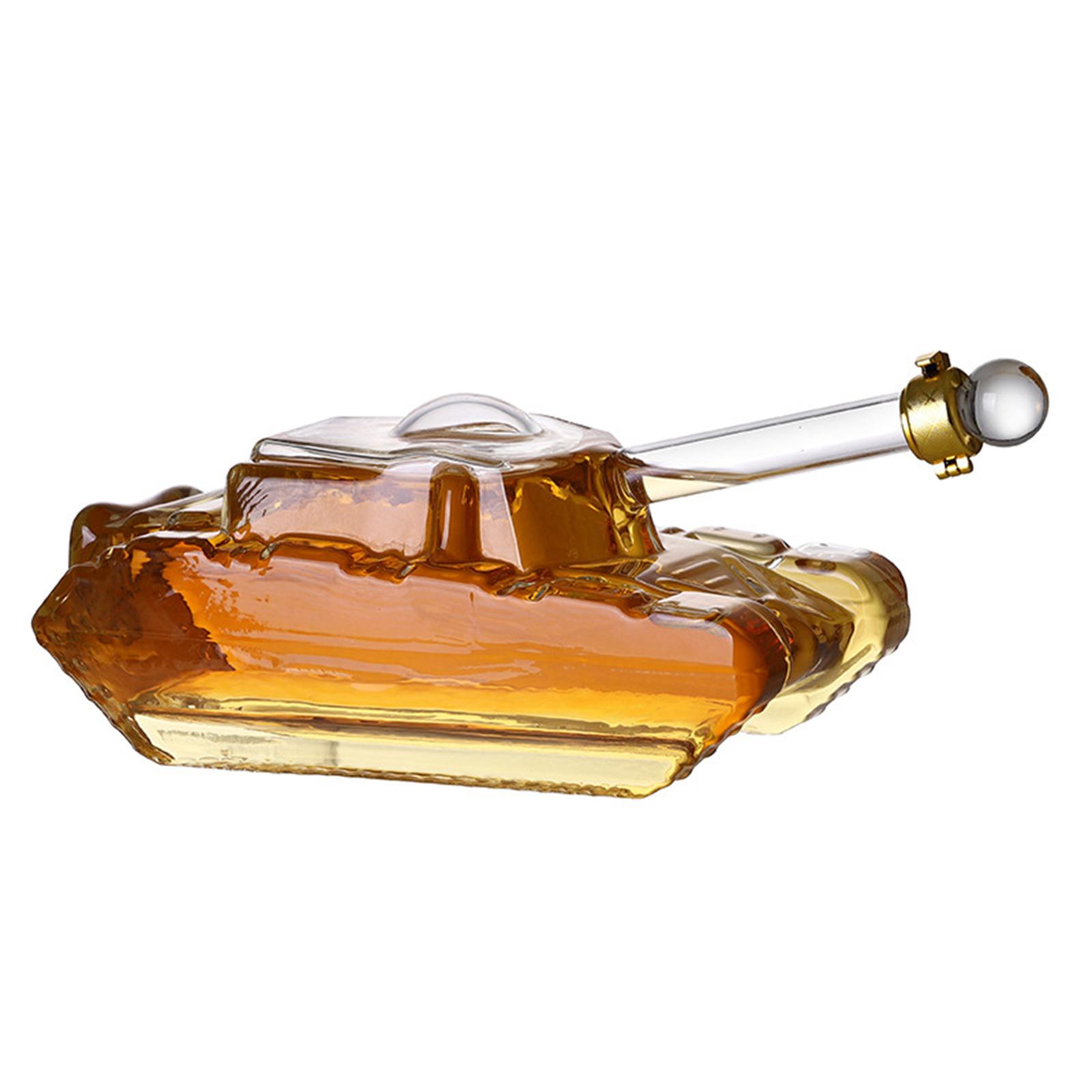 Novelty Tank Whisky Decanter 500ml Wine Dispenser for Liquor Tequila Home Entertaining Drinkware Tools Bar