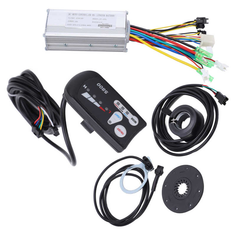 Electric Bike Motor Controller Electric Bike Conversion Kit Metal Housing for 500W Motor