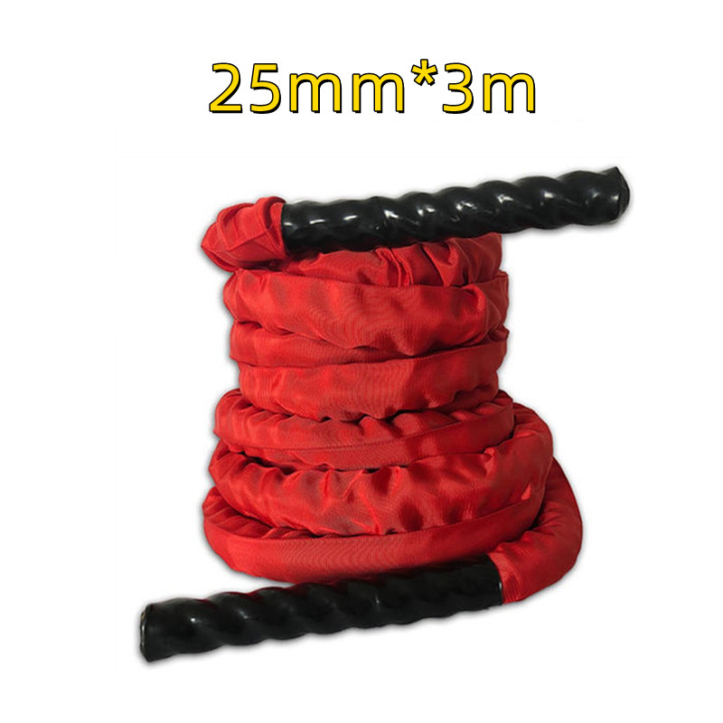 Weighted jump rope fitness studio outdoor home fitness exercise physical training combat rope combat strength training fitness rope: Light grey