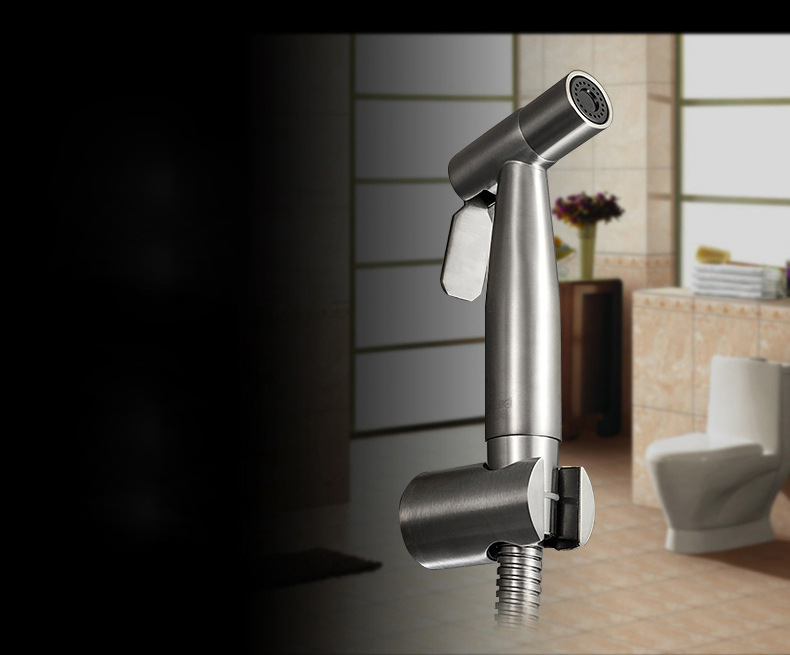 304 handdouches van roestvrij staal, driehoekig toiletventiel, sproeipistool, bidet, sanitair, accessoires, anale douche