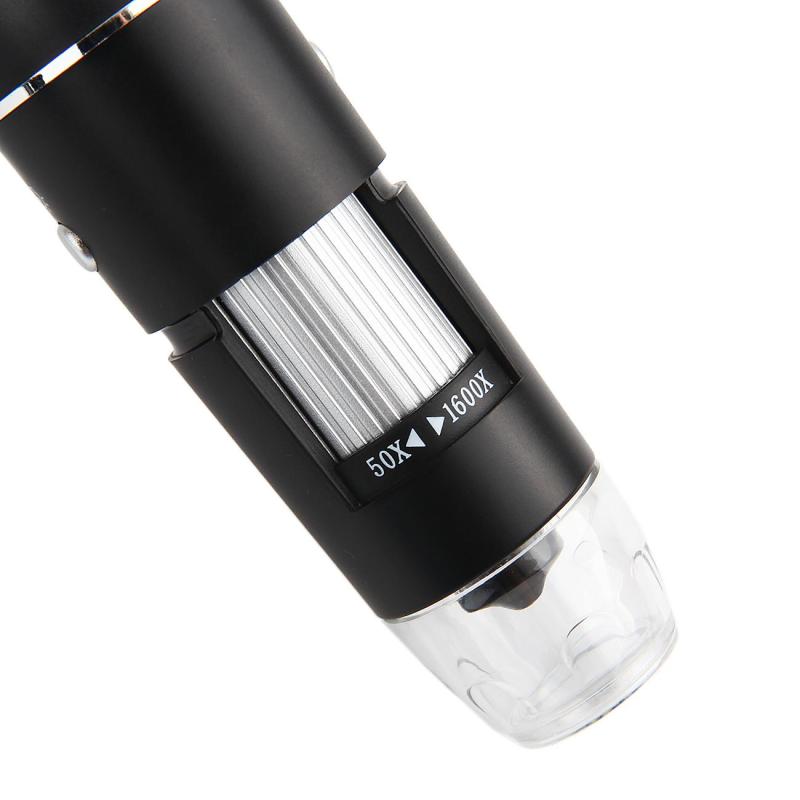 1600X 8 LED USB Digital Microscope Endoscope Camera 2 Mega Pixels Microscopio Electronic Stereo Magnifier With Metal Stand
