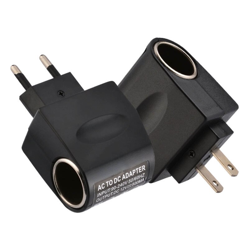 AC 220V to DC 12V Power Plug CigaretteLighter Converter Socket for Car Fragrance Plug Play Power Socket