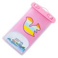 Mobile Phone Bag Cartoon Animal Touch Screen Smartphone Case Cover Pocket with Lanyard for IPhone Android Waterproof Swimming: 12