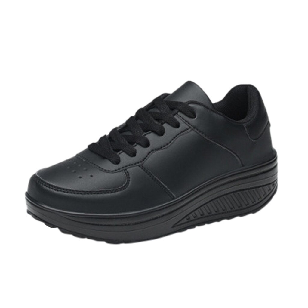 Add Platform Bottom Thick Bottom Platforms Sneakers For Women Height I... – Grandado