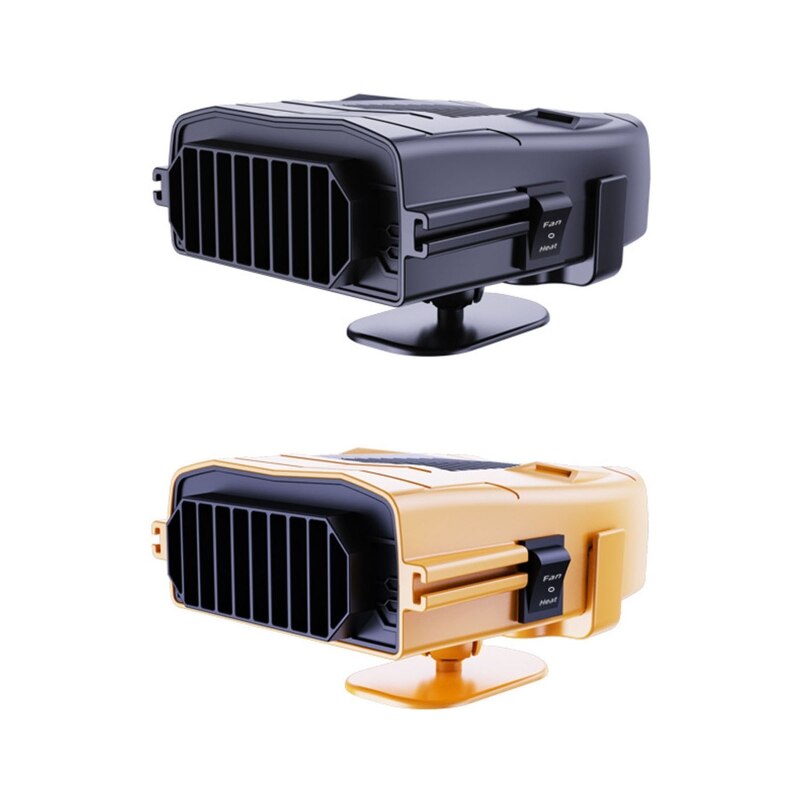 12V 5W Car Electric Heater Winter Fan Defogger Demister Defroster Heater Rotatable Electric Heater