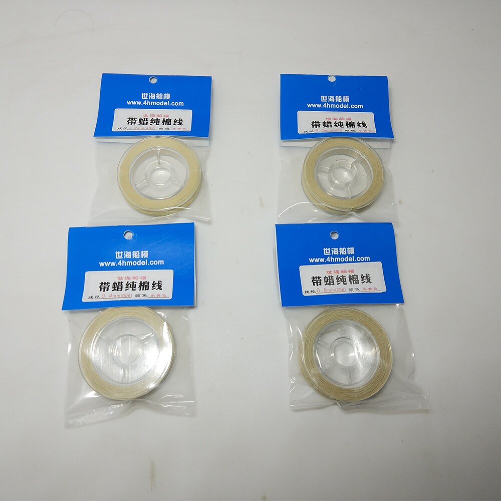 Waxed cotton Rigging Thread Model Boat Fittings