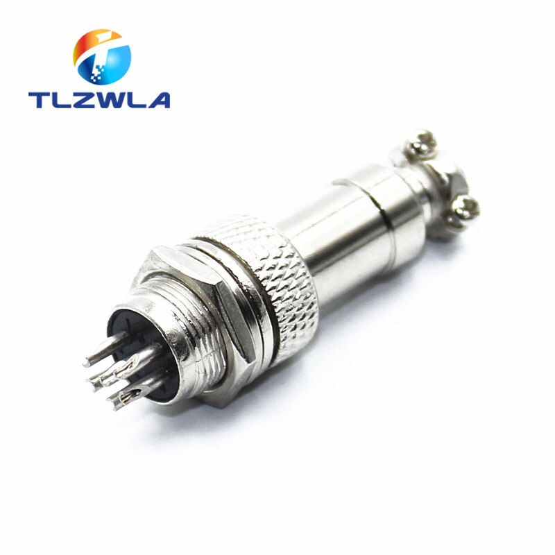 1set GX12 2/3/4/5/6/7 Pin Male + Female 12mm L88-93 Circular Aviation Socket Plug Wire Panel Connector with Plastic Cap Lid