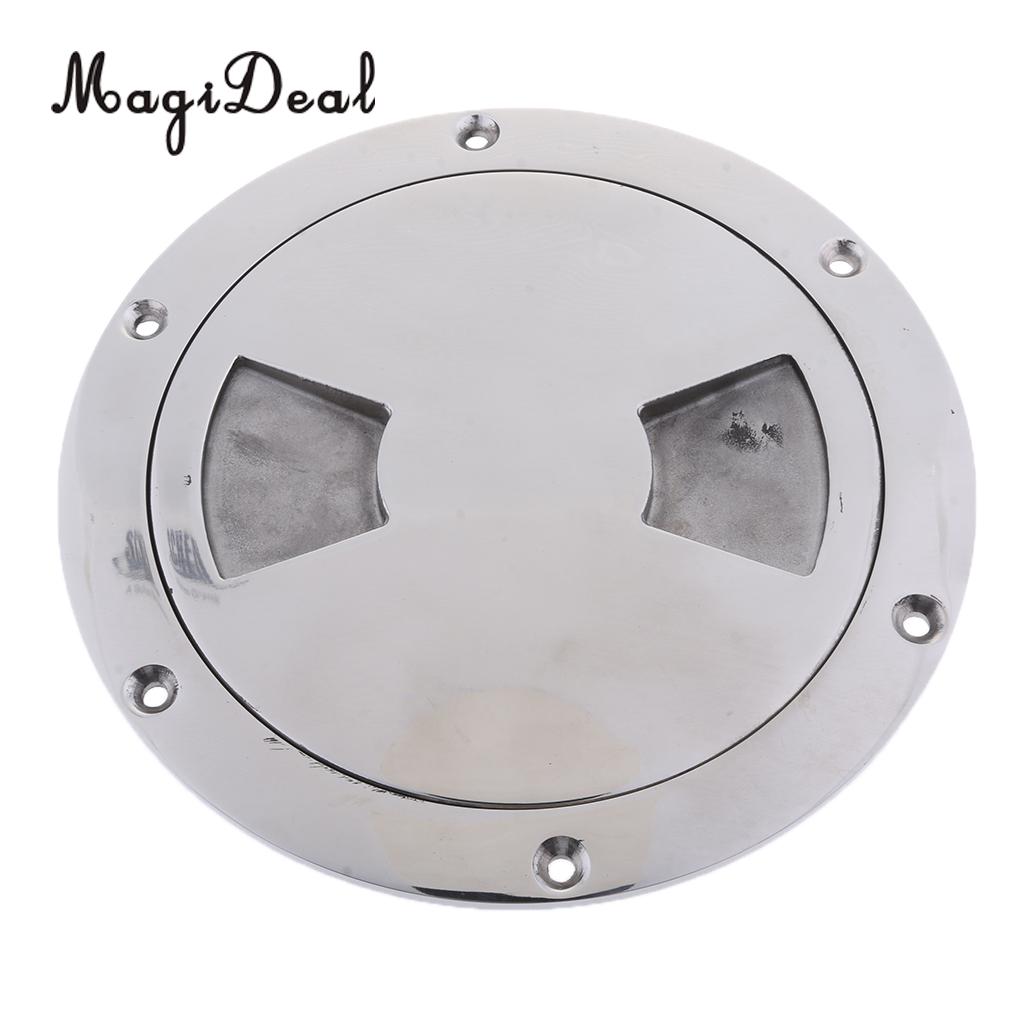Marine 316 Rvs Inspectie Dek Plaat Voor Boot Hand Draai: 197mm 