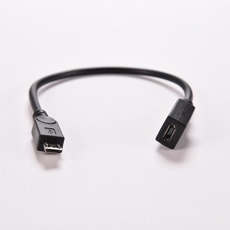 Adaptador de conector hembra a Micro USB de 0,15 M y 15cm, Cable DE TRANSFERENCIA DE DATOS macho para teléfonos, MP3 y MP4, Cable de extensión de carga