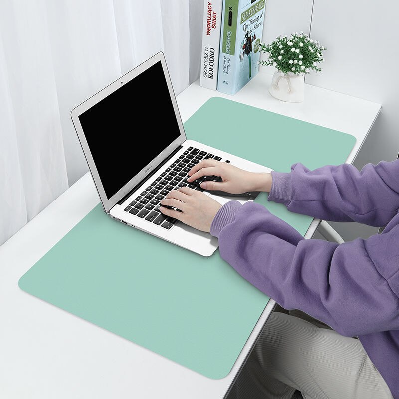 Grote Muismat Extra Grote Antislip Bureau Pad Waterdicht Pu Lederen Bureau Tafel Protector Gaming Muis Mat Voor spel Kantoor Werk: 80x40cm 1