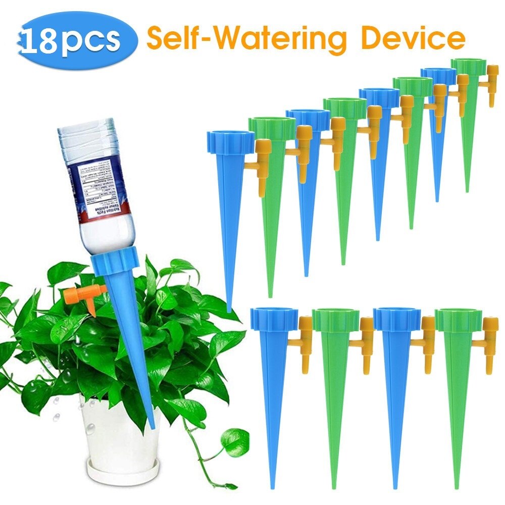 18Pcs Automatische Irrigatie Watering Spike Planten Indoor Huishoudelijke Auto Drip Irrigatie Watering Systeem Automatische Watering Spike