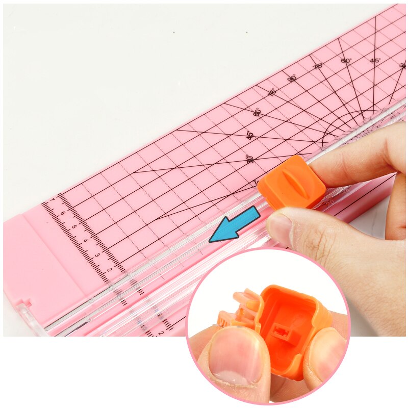 Small Paper Cutter Simple Mini Paper Cutter A4 Portable Paper Cutter Cut Photo Manual Paper Cutter Art Student Art Supplies