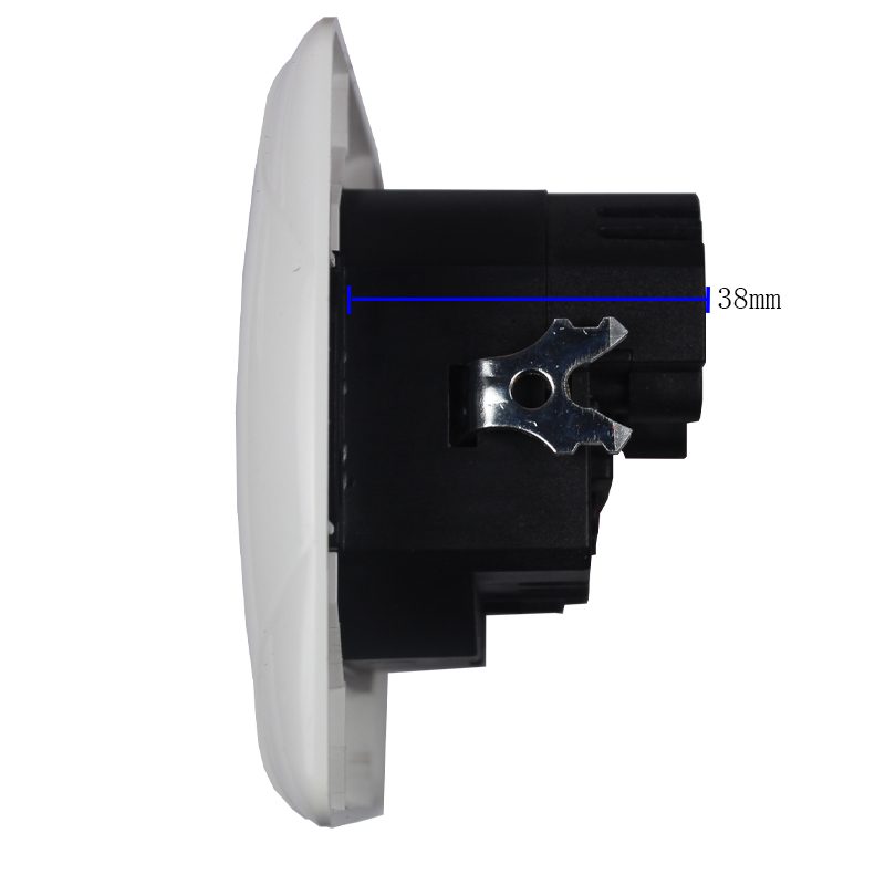 Usb veggkontakt dobbel usb port 5v 2a usb tre tre fargeuttak usb murale steckdose  a001