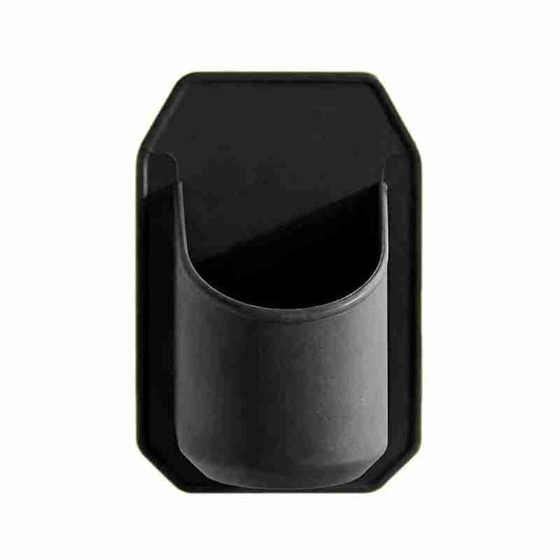 Wall Mounted Beer Can Wine Glass Holding Rack Multifunction Storage Holder Cola Bathroom Beverage Plastic Cup Juice Bracket: BLACK