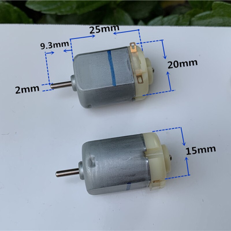 MABUCHI FA-130RD-14150 Micro 130 DC Motor Small Mini 20mm Electric Motor 1.5V-6V 16500RPM High Speed Metal Brush Mute Toy Engine