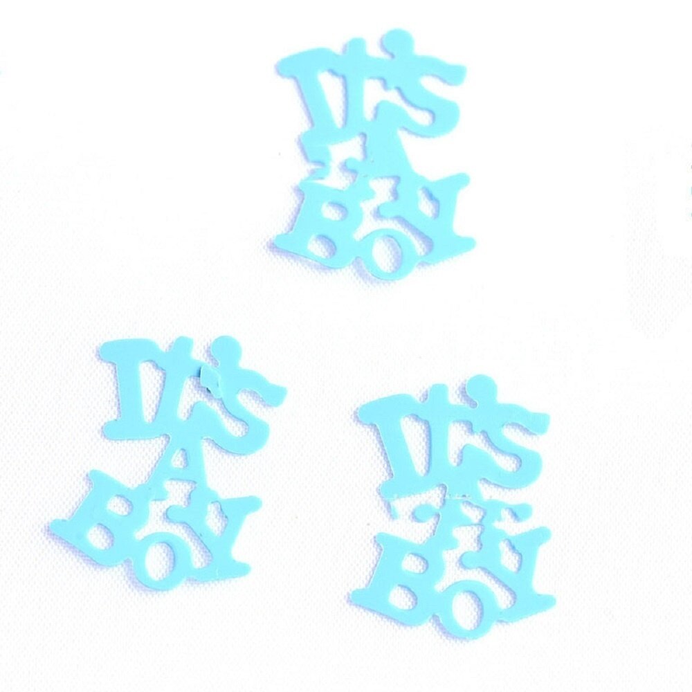 15 g/Bags es una chica/chico confeti género revelan suministros Rosa papel picado para bebé ducha partido Decoración