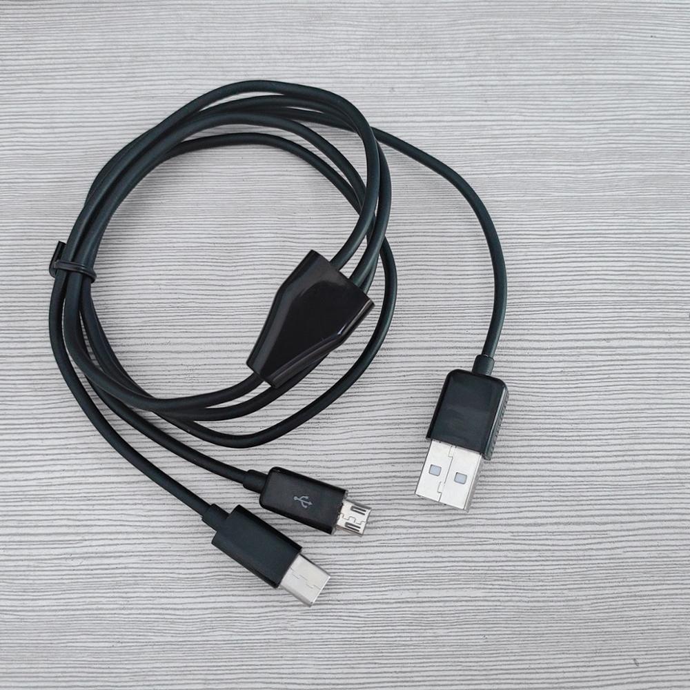 usb to type c and micro charge cable 1m 3ft