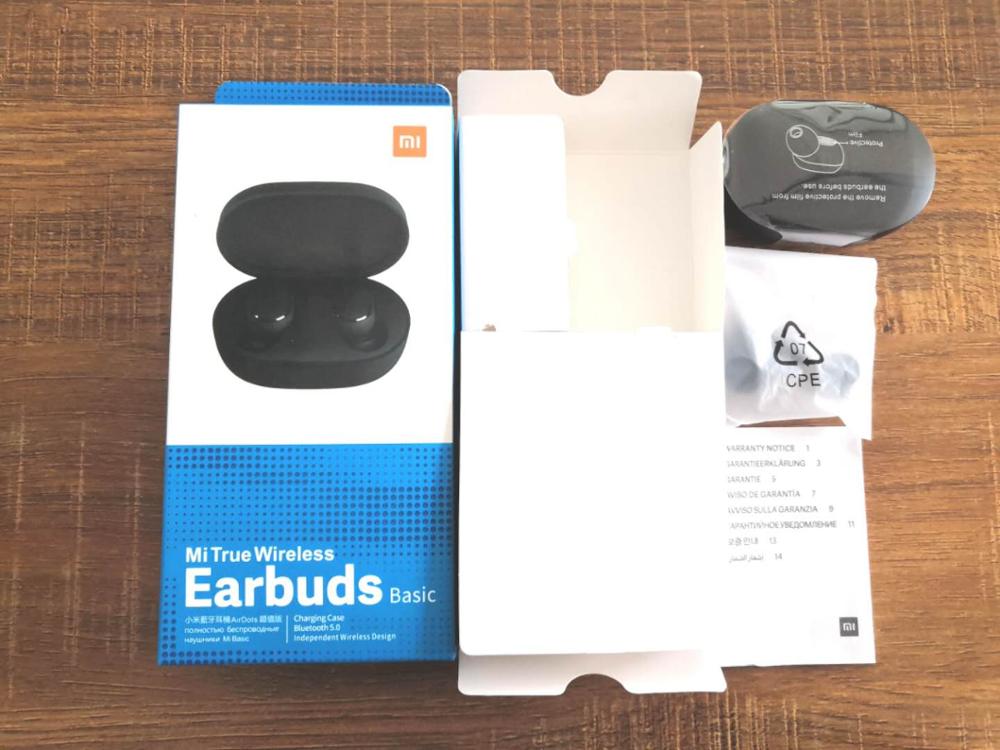Original Xiaomi Redmi AirDots 2 AirDots S AirDots básico Ture inalámbrico Bluetooth auricular reducción de ruido auriculares estéreo: xiaomi AirDots Basic