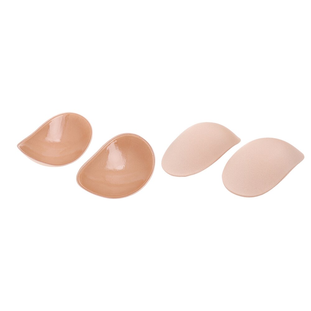 2 Pair Underwear Shoulder Pads Adhesive Shoulder Enhancer Shoulder Pads Anti-Slip Shoulder Pads Accessories (Khaki)