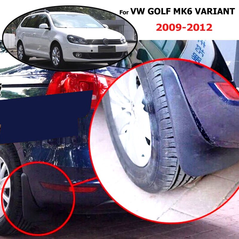 Set Molded Mud Flaps For Vw Golf Mk Variant Estate Mudflaps Splash Guards Front Rear Mud