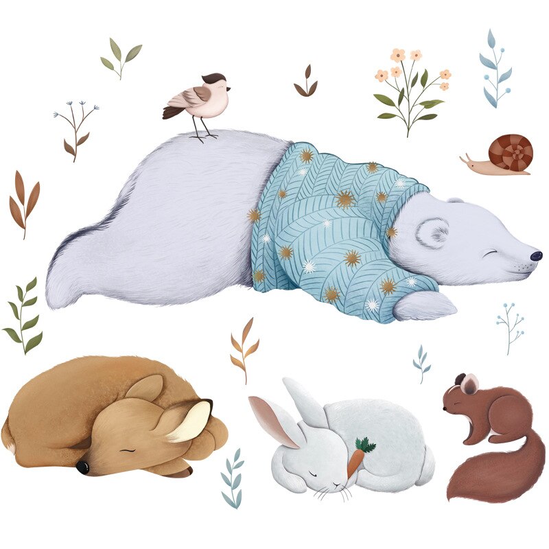 8 Stijlen Cartoon Muurstickers Voor Kinderkamer Babykamer Nursery Milieuvriendelijke Vinyl Muurstickers Verwijderbare Muurschilderingen Home Decor: E