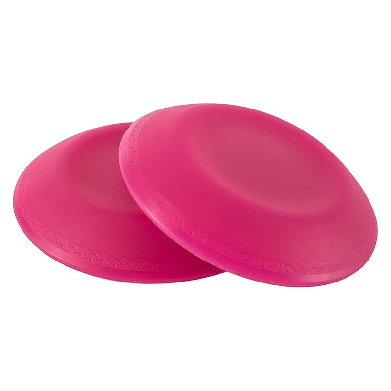 2Pcs Yoga Knie Pads Volledige Siliconen Yoga Mat Antislip Yoga Gel Knie Pads Zachte Textuur voor Knie Bescherming Niet Giftig: pink