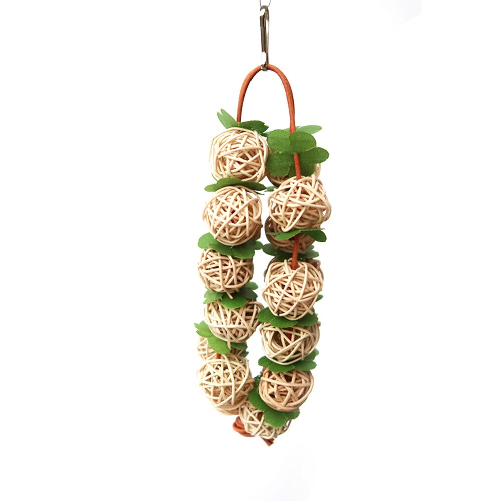 7pc Parrots Toys Swing Stand Budgie Parakeet Cage For Pet Toy African Grey Vogel Speelgoed Parkiet Hanging Bird Accessories: 1pc 6